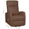 vidaXL Fauteuil de massage Marron Similicuir