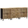vidaXL Buffets 3 pcs bois massif de manguier