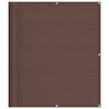 vidaXL &Eacute;cran de balcon marron 120x1000 cm 100% polyester oxford