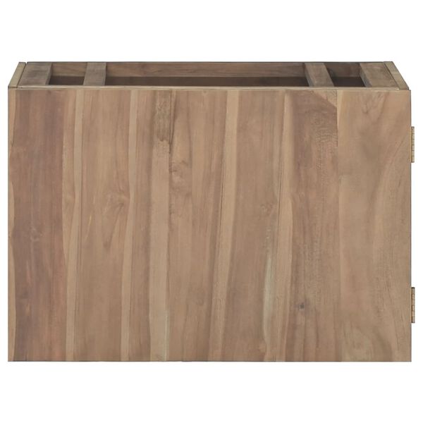 vidaXL Armoire murale de salle de bain 60x39x40 cm Bois de teck massif