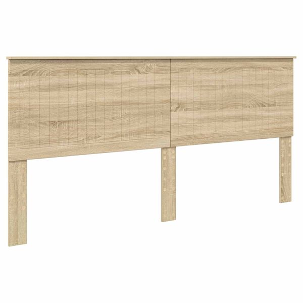 vidaXL T&ecirc;te de lit Ch&ecirc;ne Sonoma 200 cm Bois d'ing&eacute;nierie