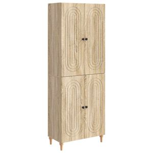 vidaXL Ensemble de Meubles 2 pc Bois d'ing&eacute;nierie