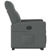 vidaXL Fauteuil inclinable Gris fonc&eacute; Tissu