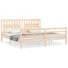 vidaXL Cadre de lit sans matelas 200x200 cm bois massif