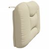 vidaXL Coussin de t&ecirc;te de lit Hvar cr&egrave;me 100 cm tissu