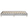 vidaXL Cadre de lit sans matelas sonoma gris 120x200cm bois ing&eacute;nierie