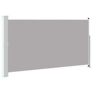 vidaXL Auvent lat&eacute;ral r&eacute;tractable de patio 160 x 300 cm Gris