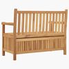 vidaXL Banc de Rangement de Jardin Marron 114 x 60 x 90 cm