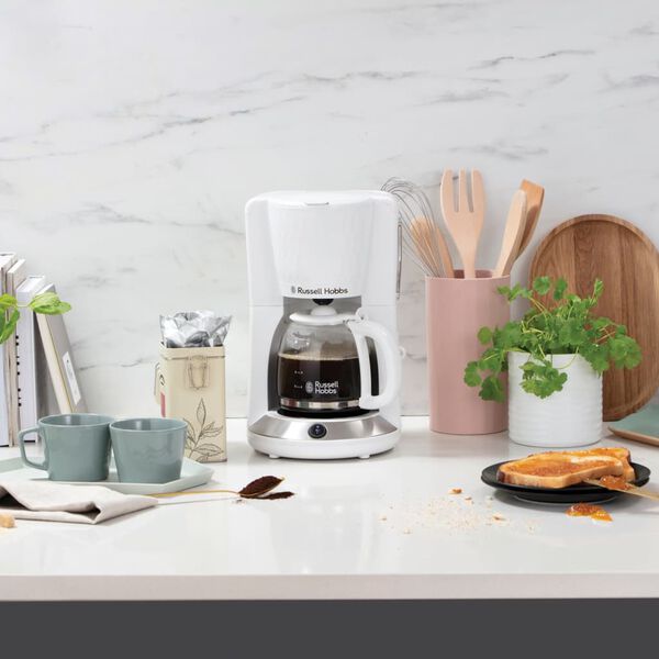 Russell Hobbs Cafeti&egrave;re Honeycomb Blanc