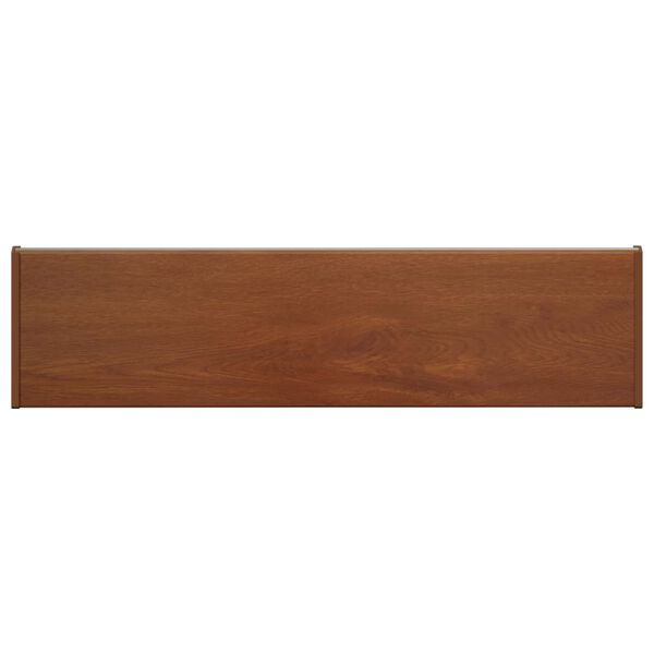 vidaXL Appui de fen&ecirc;tre Bois Brun 100 x 25 x 4,5 cm PVC