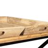 vidaXL Table basse Bois de manguier massif 110x55x42 cm