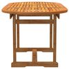 vidaXL Ensemble &agrave; Manger de jardin 7pcs bois d'acacia solide textil&egrave;ne