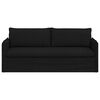 vidaXL Canap&eacute; Noir Dimensions globales: 196 x 82 x 85 cm (l x P x H)