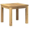 vidaXL Table basse Blanchi 40 x 40,5 x 36 cm Bois d'Acacia Massif