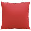 vidaXL Coussins décoratifs lot de 4 rouge 40x40 cm tissu