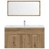 vidaXL Ensemble de meubles salle de bain 4 pcs bois d'ingénierie