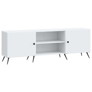vidaXL Meuble TV Blanc 150 x 31 x 50 cm Bois d'ing&eacute;nierie