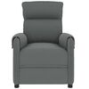 vidaXL Fauteuil inclinable Gris fonc&eacute; Tissu