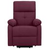 vidaXL Fauteuil de massage Violet Tissu