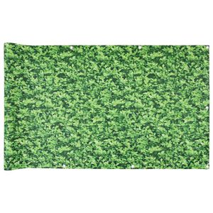 vidaXL Écran d'intimité de balcon aspect de plante vert 300x90 cm PVC