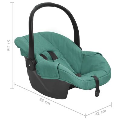 vidaXL Siège d'auto pour bébé Vert 42x65x57 cm
