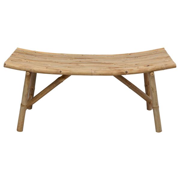 vidaXL Banc de jardin Naturel 110 x 45 x 50 cm Bambou