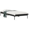vidaXL Cadre de lit sans matelas noir 90x190 cm