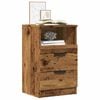 vidaXL Table de chevet vieux bois 40x36x65 cm bois d'ing&eacute;nierie
