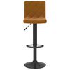 vidaXL Tabourets de bar lot de 2 marron velours