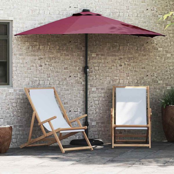 vidaXL Parasol de jardin Bordeaux 294 x 150 x 223 cm