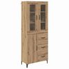 vidaXL Haut Armoire Ch&ecirc;ne artisanal 69,5 x 34 x 180 cm
