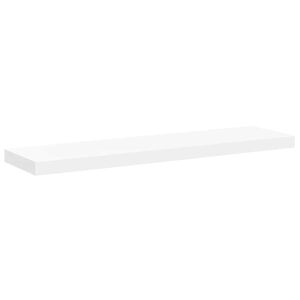 vidaXL &Eacute;tag&egrave;re murale flottante blanc 90x23,5x3,8 cm MDF
