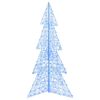 vidaXL Sapin de Noël avec 240 LED Bleu 180 cm Acrylique