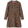 vidaXL Robe pour enfants &agrave; manches longues bleu marine 128