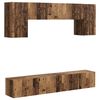 vidaXL Ensemble meuble TV 4 pcs Bois ancien Bois d'ing&eacute;nierie