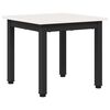 vidaXL Table basse Blanc 40 x 40 x 36 cm Bois de pin massif