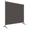 vidaXL Cloison de séparation anthracite 175x180 cm tissu