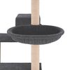 vidaXL Arbre &agrave; chat avec griffoirs en sisal gris fonc&eacute; 82,5 cm