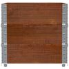 vidaXL Colliers de palette 3 pcs marron 80x60 cm bois de pin solide