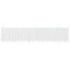 vidaXL Rideau en Dentelle Blanc 100x750cm Polyester