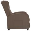 vidaXL Fauteuil inclinable Taupe Tissu