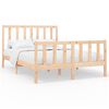 vidaXL Cadre de lit sans matelas 150x200 cm bois de pin massif