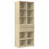 vidaXL Armoire de rangement ch&ecirc;ne sonoma 70x42,5x225 cm