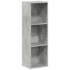 vidaXL Biblioth&egrave;que/Meuble TV Gris b&eacute;ton 36x30x114cm Bois d&rsquo;ing&eacute;nierie
