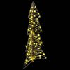 vidaXL Sapin de Noël avec 100 LED Blanc chaud 120 cm Rotin
