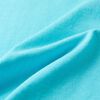 T-shirt pour enfants avec manches courtes aqua 140