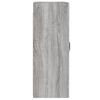vidaXL Armoires murales 2 pcs sonoma gris bois d'ing&eacute;nierie