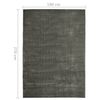 vidaXL Tapis lavable pliable Taupe 180x270 cm Polyester