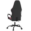 vidaXL Chaise de jeu Noir et rouge Similicuir