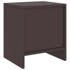 vidaXL Tables de chevet 2 pcs Marron fonc&eacute; 35x30x40 cm Bois de pin